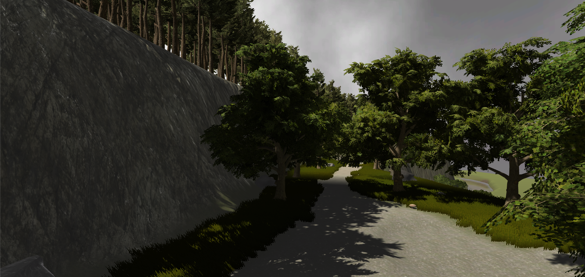 Screenshot of a 3D environment in Unity